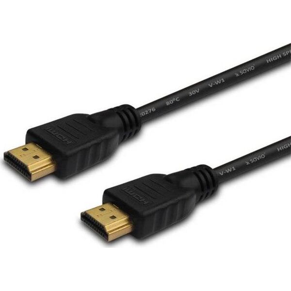 Kabel Savio HDMI - HDMI 2m czarny (CL05)