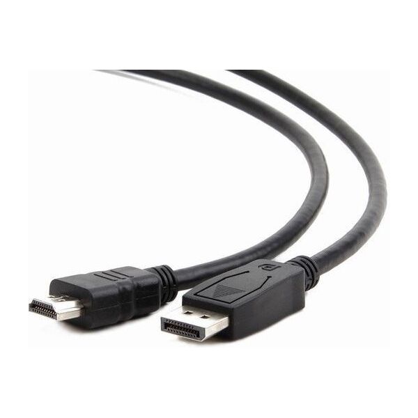 Kabel Gembird DisplayPort - HDMI 1m czarny (CC-DP-HDMI-1M)