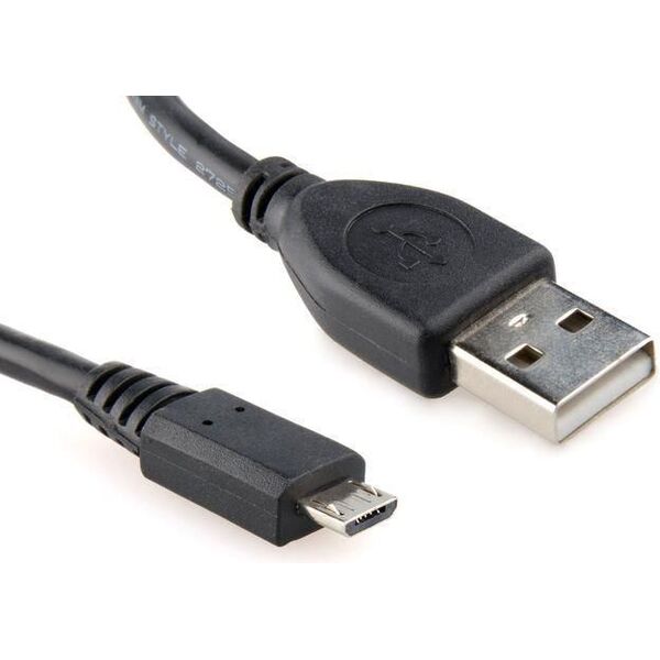 Kabel USB Gembird USB-A - microUSB 1 m Czarny (CCP-MUSB2-AMBM-1M)
