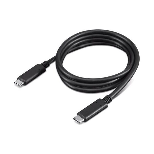 Kabel USB Lenovo USB-C - USB-C 1 m Czarny (4X90U90619)