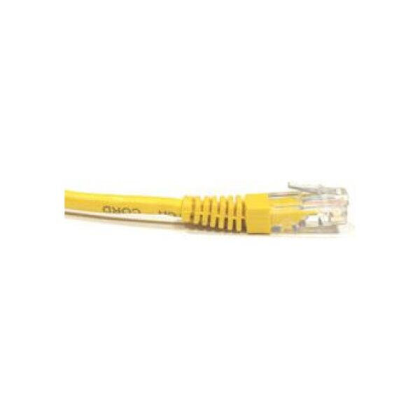 NetRack patch cord cat.5e RJ45 1mb zalewany żółty (BZPAT1UY)