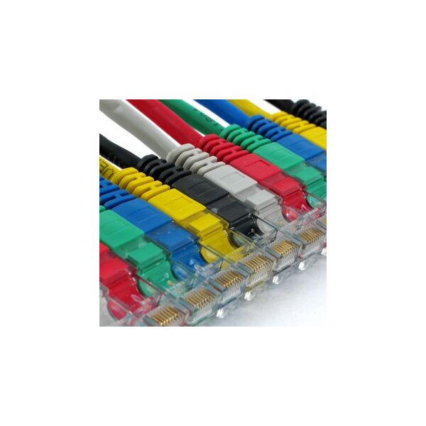 NetRack patchcord RJ45 osłonka zalewana kat. 6 UTP 0.5m Czerwony (BZPAT0P56R)