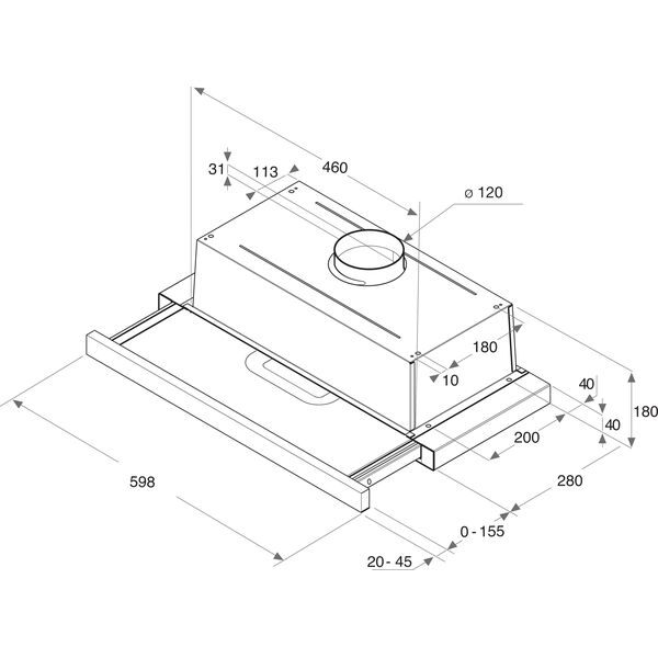 Okap Whirlpool AKR 6390/1 IX