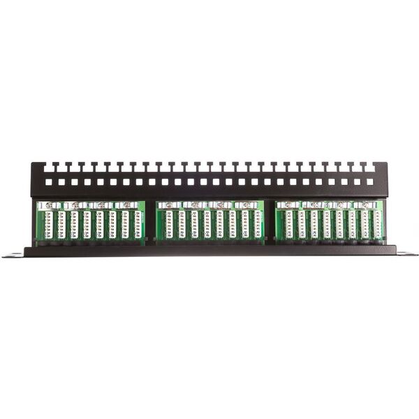 NetRack Patch panel 19'' 24-porty Kat. 6 UTP Czarny (104-08)