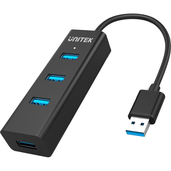 HUB USB Unitek 1x microUSB  + 4x USB-A 3.0 (Y-3089)
