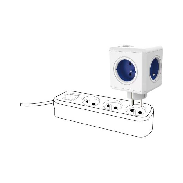 PowerCube Rozgałęźnik Original zielony (2100GN/FRORPC)