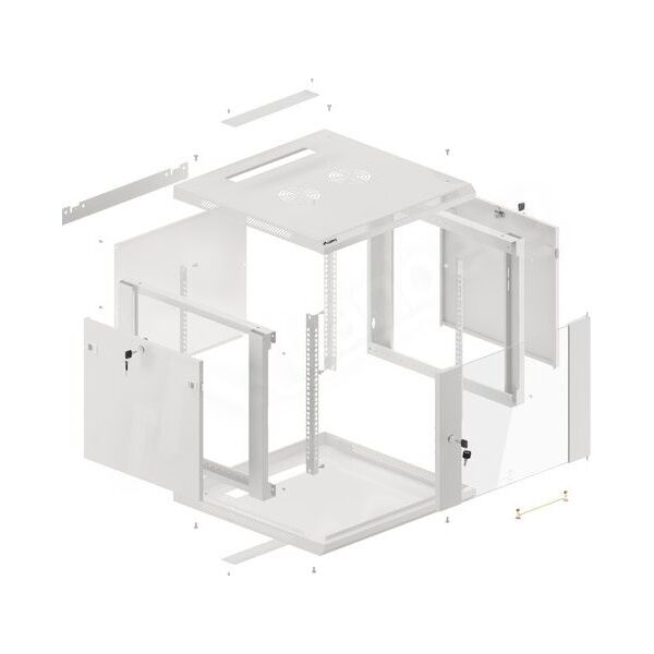 Szafa Lanberg Wisząca 19" 9U (WF01-6609-10S)