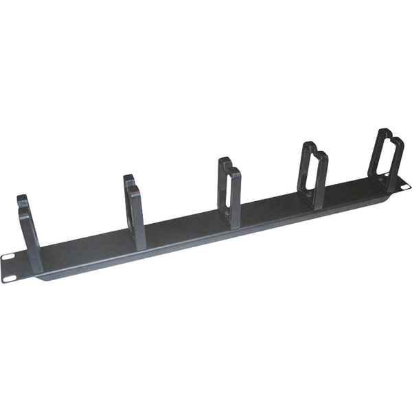 LogiLink Organizer kabli 19'' 1U z uchwytami Czarny (OR104B)