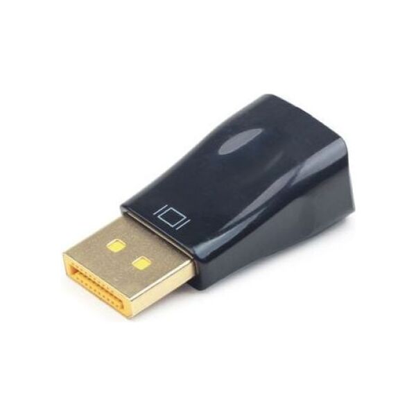 Adapter AV Gembird DisplayPort - D-Sub (VGA) czarny (A-DPM-VGAF-01)