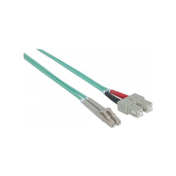 Intellinet Network Solutions Kabel światłowodowy LC - SC 1m Niebieski (750912)