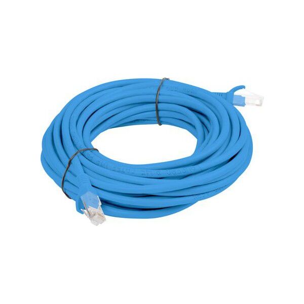 Lanberg RJ-45/RJ-45 kat.5e Niebieski 15m (PCU5-10CC-1500-B)