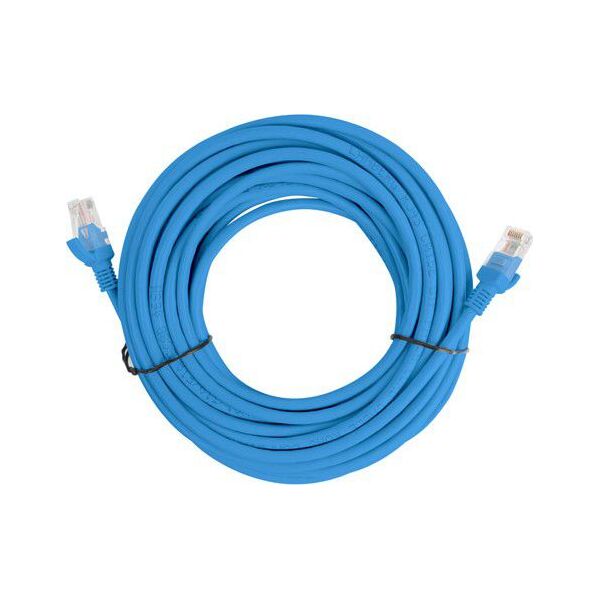 Lanberg RJ-45/RJ-45 kat.5e Niebieski 15m (PCU5-10CC-1500-B)
