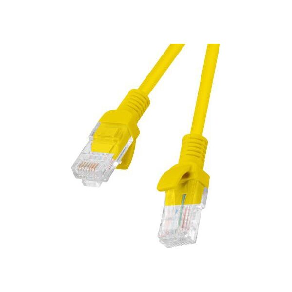 Lanberg RJ-45/RJ-45 kat.5e Żółty 3m (PCU5-10CC-0300-Y)