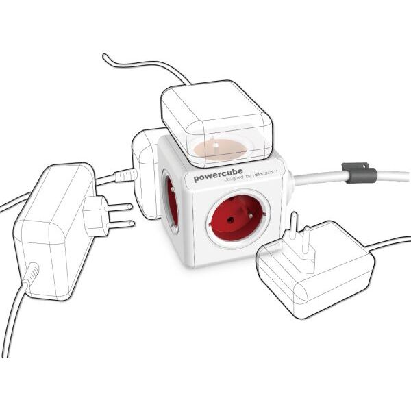 PowerCube Przedłużacz Extended 1,5m zielony (2300GN/FREXPC)