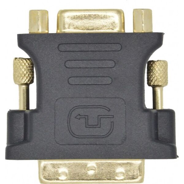 Adapter AV TB Print DVI-I - D-Sub (VGA) czarny (AKTBXVADVIMVGAF)