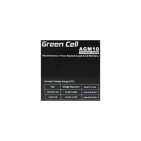 Green Cell Akumulator 12V/20Ah (AGM10)
