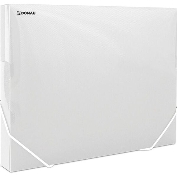Donau TECZKA PRZESTRZENNA A4 3CM Z GUMKA TRANSPARENTNA 8545001PL-00