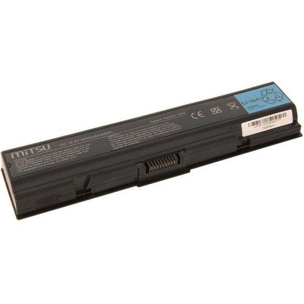 Bateria Mitsu do Toshiba A200, A300, 4400 mAh, 10.8 V (BC/TO-A200)