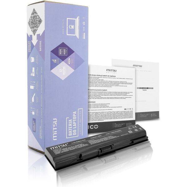 Bateria Mitsu do Toshiba A200, A300, 4400 mAh, 10.8 V (BC/TO-A200)