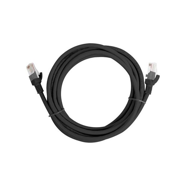 Lanberg Patchcord, Cat5e, nieekranowany, 10m, czarny (PCU5-10CC-1000-BK)