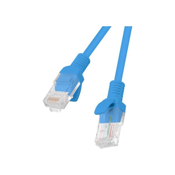 Lanberg Patchcord, Cat6, nieekranowany, 15m, niebieski (PCU6-10CC-1500-B)
