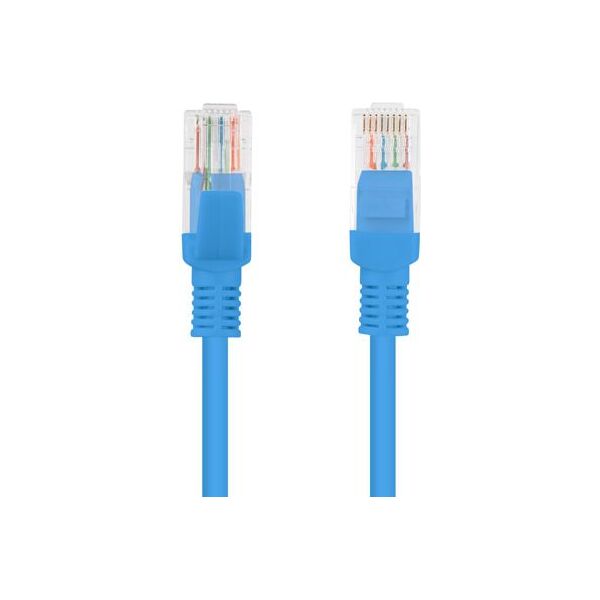 Lanberg Patchcord, Cat6, nieekranowany, 15m, niebieski (PCU6-10CC-1500-B)