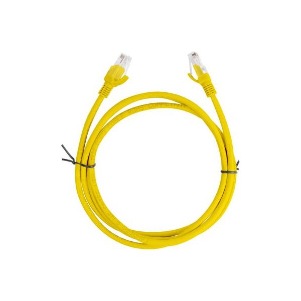 Lanberg Patchcord, Cat6, nieekranowany, 1.5m, żółty (PCU6-10CC-0150-Y)