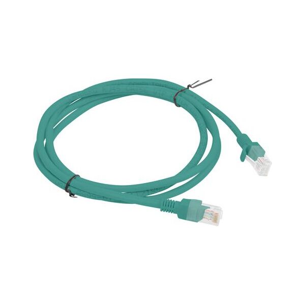 Lanberg Patchcord, Cat6, nieekranowany, 1m, zielony (PCU6-10CC-0100-G)