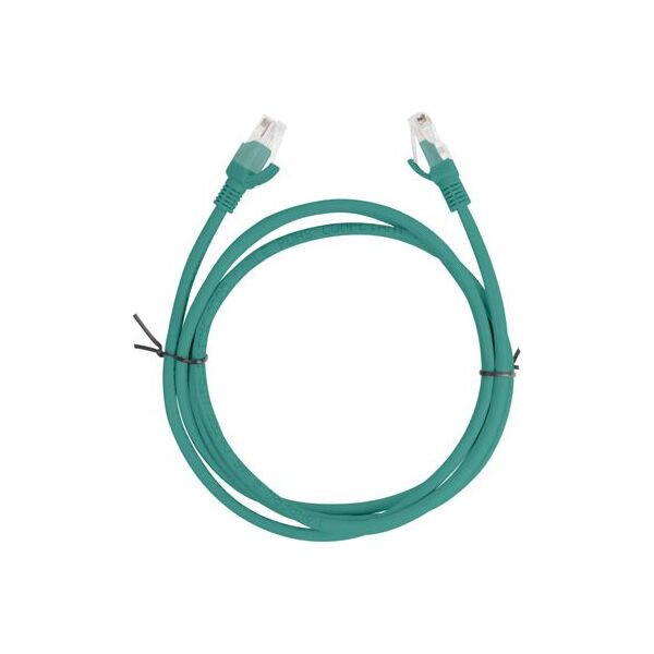 Lanberg Patchcord, Cat6, nieekranowany, 1.5m, zielony (PCU6-10CC-0150-G)