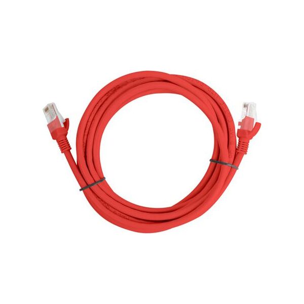 Lanberg Patchcord, Cat6, nieekranowany, 3m, czerwony (PCU6-10CC-0300-R)