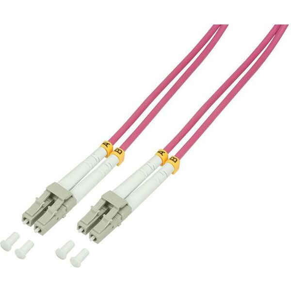 LogiLink Patchcord światłowodowy, OM4, 50/125, LC-LC, 20m (FP4LC20)