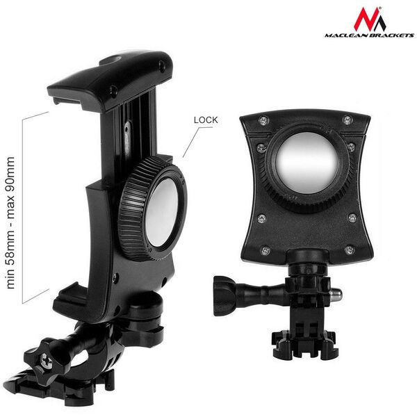 Maclean Szelki sportowe do telefonu, aparatu, kamer GoPro (MC-773)