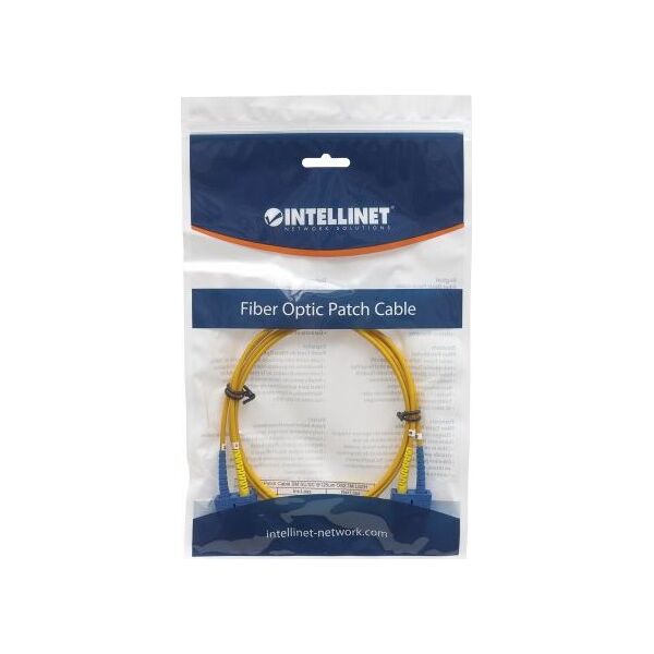 Intellinet Network Solutions Patchcord światłowodowy SC - SC, OS2, 9/125um, Duplex, Singlemode, 1m (470605)