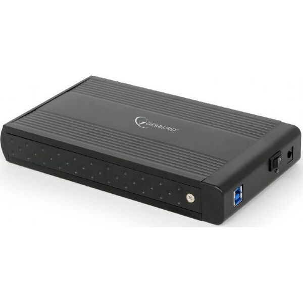 Kieszeń Gembird Obudowa zewnętrzna 3.5" na USB 3.0 dla dysków SATA Czarna (EE3-U3S-3)