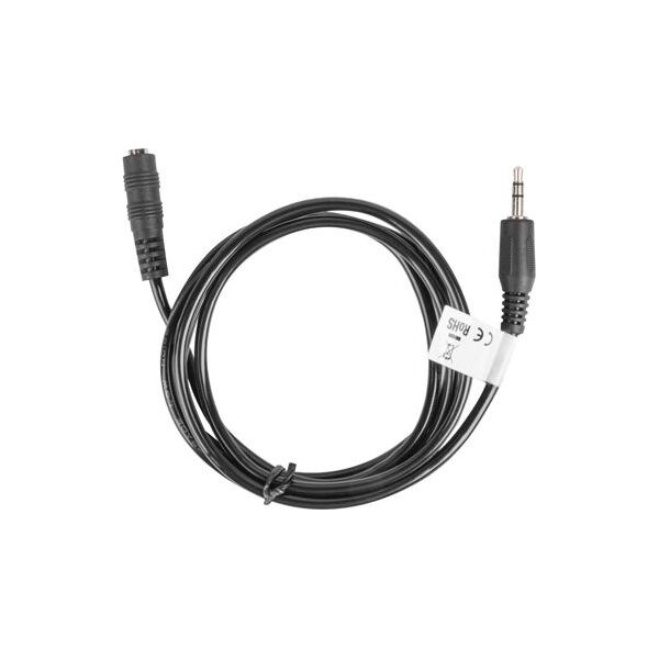 Kabel Lanberg Jack 3.5mm - Jack 3.5mm 3m czarny (CA-MJFJ-10CC-0030-BK)