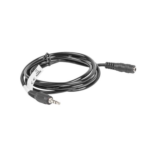 Kabel Lanberg Jack 3.5mm - Jack 3.5mm 3m czarny (CA-MJFJ-10CC-0030-BK)