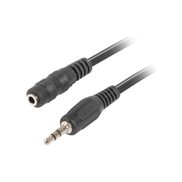 Kabel Lanberg Jack 3.5mm - Jack 3.5mm 3m czarny (CA-MJFJ-10CC-0030-BK)