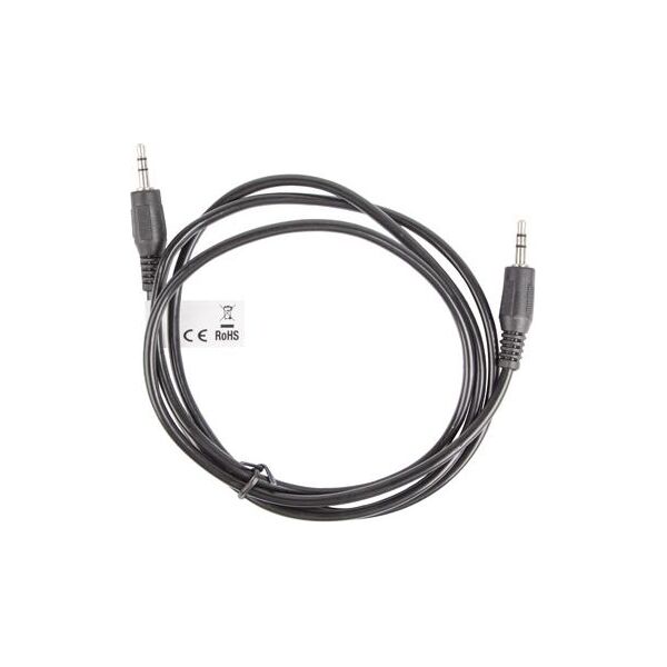 Kabel Lanberg Jack 3.5mm - Jack 3.5mm 2m czarny (CA-MJMJ-10CC-0020-BK)