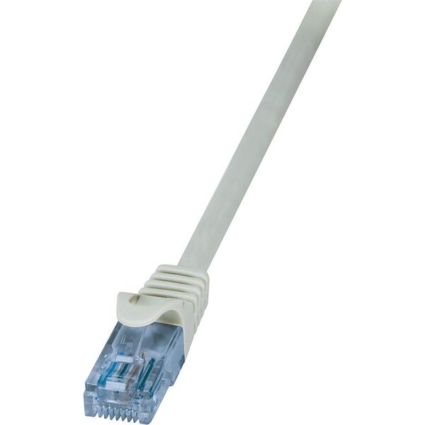 LogiLink RJ-45/RJ-45, kat.6A, U/UTP, szary, 0.25m (CP3012U)