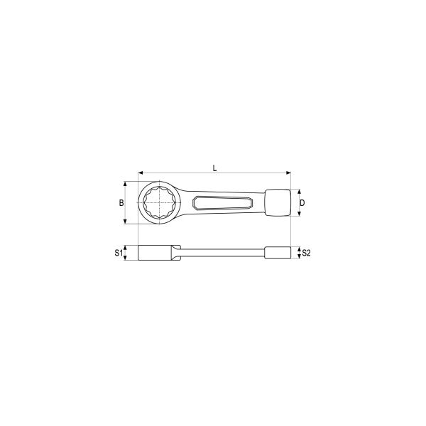 Yato Klucz do pobijania 24mm oczkowy (YT-1601)