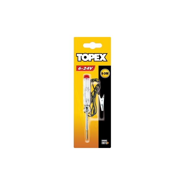 Topex Próbnik samochodowy 140mm 6-24V (39D082)