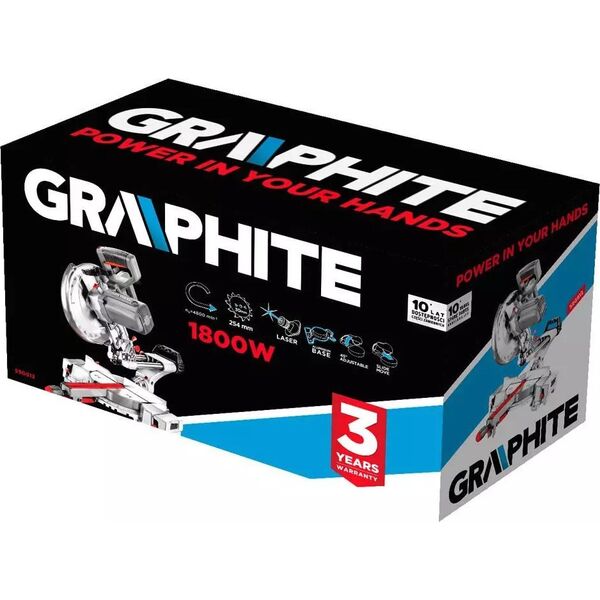 Ukośnica Graphite 59G812 1800 W 255 mm