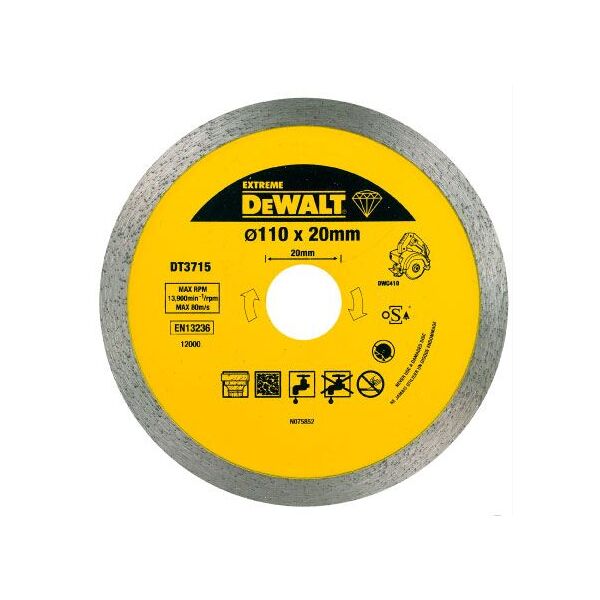 Dewalt Tarcza diamentowa 110x20mm (DT3715)