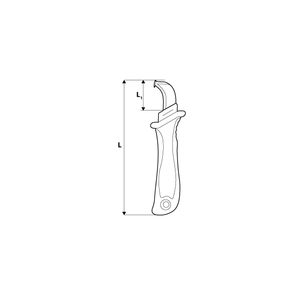 Neo Nóż monterski 1000V 190mm (01-551)