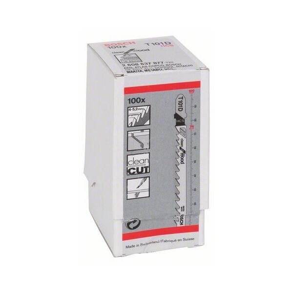 Bosch Brzeszczot do wyrzynarek T 101 D 100szt. - B 2608637877