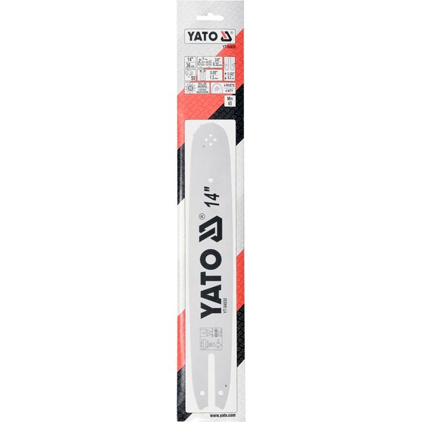 Yato Prowadnica łańcucha 14" podziałka 3/8" szerokość 0,05" 50G (YT-84930)