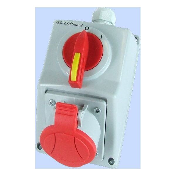 Elektromet Zestaw instalacyjny z gniazdem 5P 0-I 32A IP54 (974005)