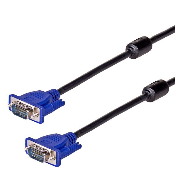 Kabel Akyga D-Sub (VGA) - D-Sub (VGA) 1.8m niebieski (AK-AV-01)