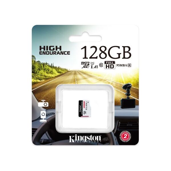 Karta Kingston Endurance MicroSDXC 128 GB Class 10 UHS-I/U1 A1  (SDCE/128GB)