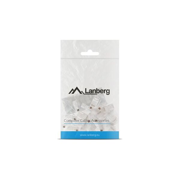 Lanberg Wtyk sieciowy RJ45 (8P8C) KAT.6 UTP (20 SZT) DO LINKI I DO DRUTU